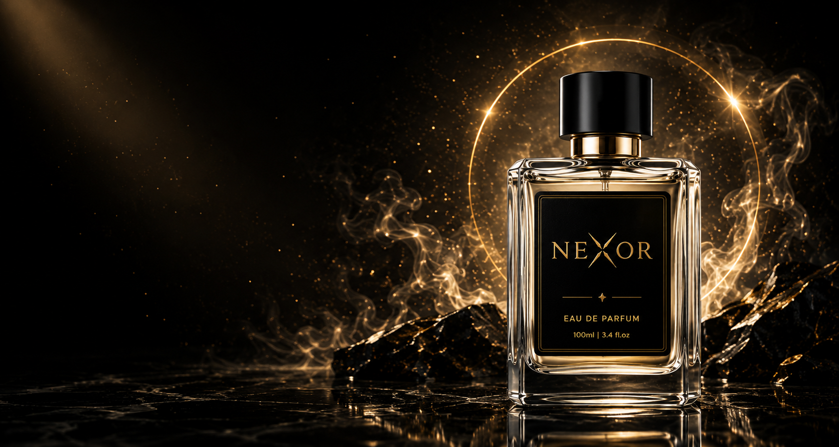 NEXOR luxury fragrance campaign